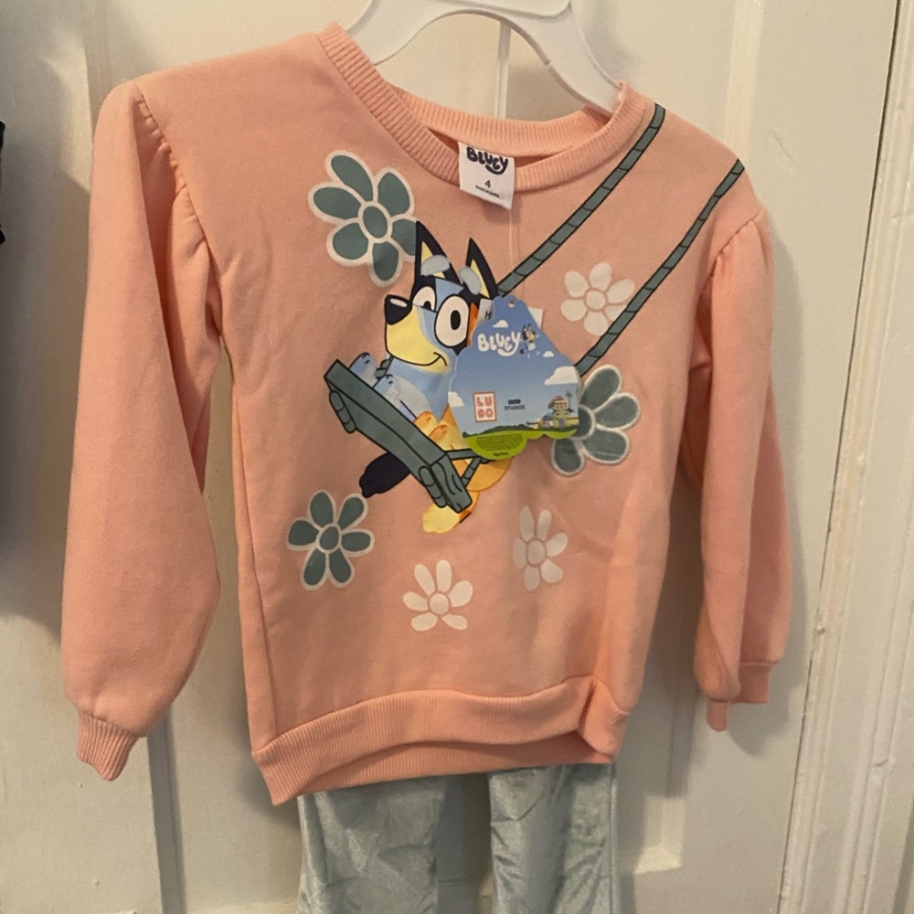 Bluey 2 piece set 4y girls